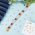 thumbnail image 5 of 1Box 300Pcs 18K Gold Plated Crimp Bead Covers Metal Half Round Open Crimp Beads Knot Covers Caps 4mm for DIY Jewelry Makings, 5 of 9