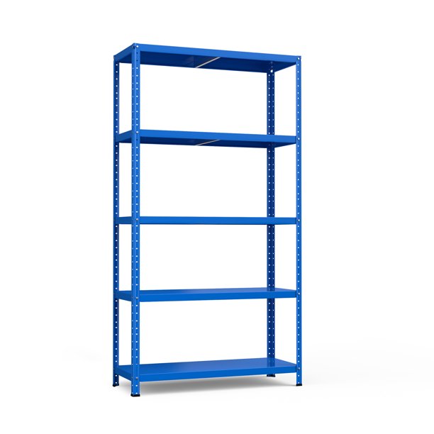 Utility Storage Racks Costway 5-Tier Metal Shelving Unit Adjustable Heavy-Duty Utility ...