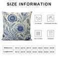 thumbnail image 5 of GOSMITH  Blue Floral Pillow Covers, Blue and White Throw Pillows, Chinoiserie Pillow Cover, Blue Throw Pillows for Couch, Pillow Cover, 5 of 5