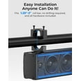 thumbnail image 5 of 6-Speaker Metal UTV Sound Bar, 25-inch IP65 Waterproof Golf Cart Sound Bar, ATV Speaker Bluetooth with RGB, SxS Soundbar Compatible with Polaris RZR Can-Am w/ 1.25 in - 2 in Roll Bar, 5 of 5