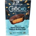 thumbnail image 3 of Chocxo Organic 70% Dark Chocolate Peanut Butter Cups, 3 of 4