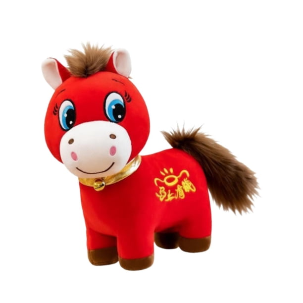 Peluche de 20 cm "Año del Caballo" (2026) - Signo del Zodiaco Chino - Sonrisa