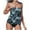 Multicolor-08, variant on DISKEBUISS Women's Swimsuit Set Fashion Print Bandeau with Shorts Bathing Suit Set Swim Suits