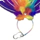 thumbnail image 4 of Tocado de plumas de Carnaval, diadema de Mardi Gras, aro para el pelo novedoso, tocado de baile para vestir, festivales, decoración de fiesta, 4 of 9
