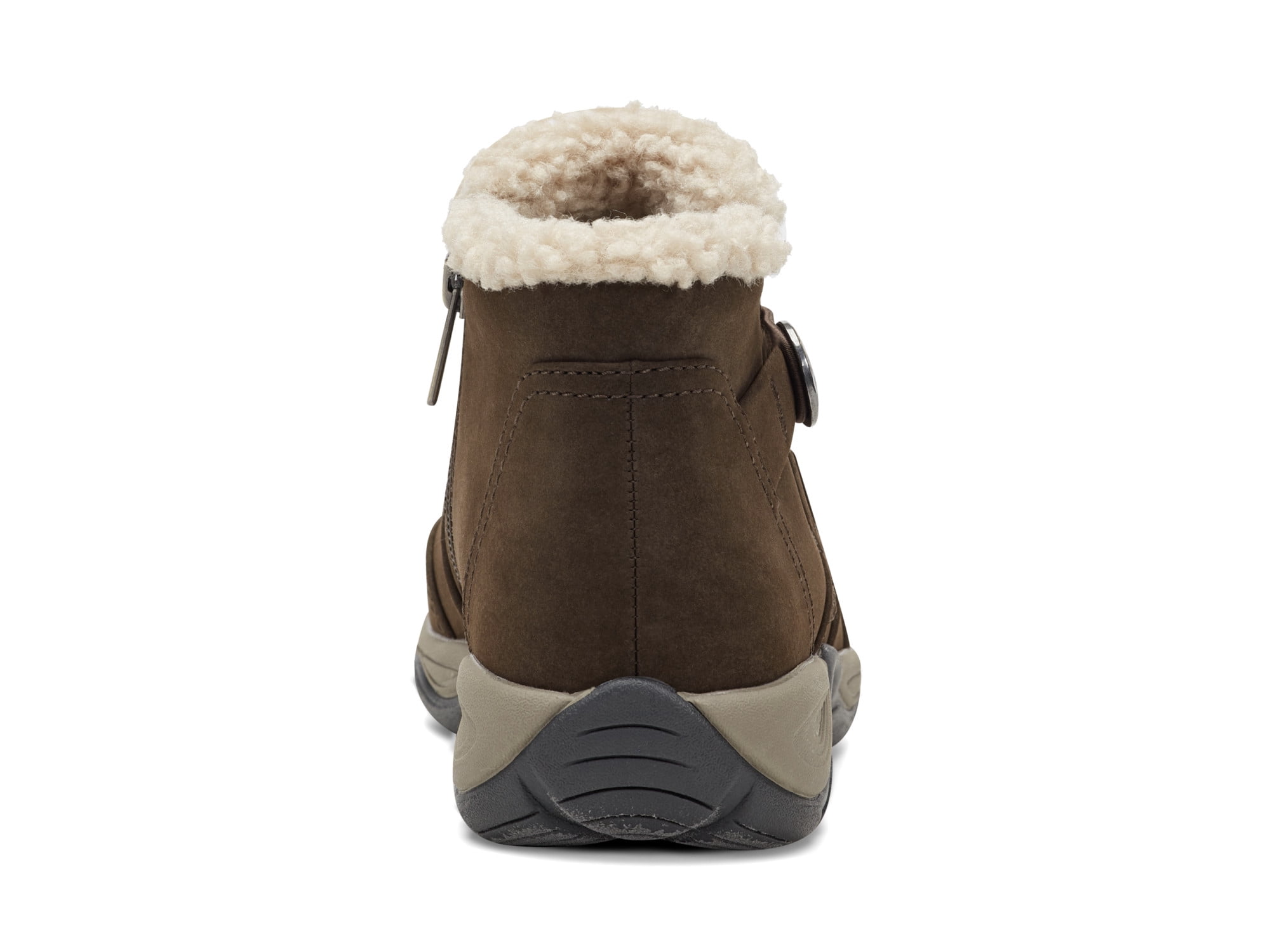 Easy Spirit Women's ERIQUE Button Strap Cozy Slip On Bootie