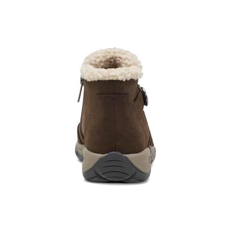 Easy Spirit Women's ERIQUE Button Strap Cozy Slip On Bootie
