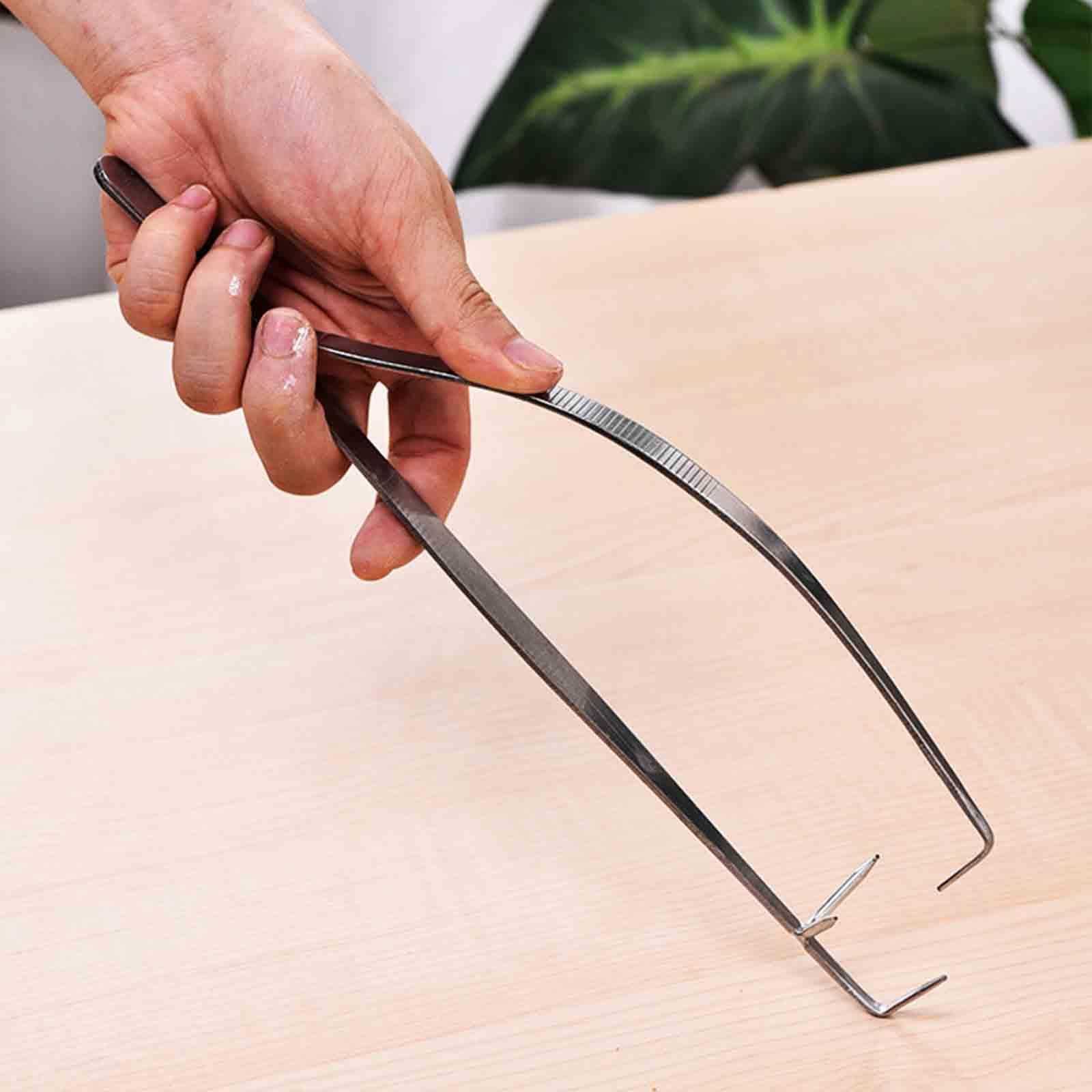 Yunhgft Pottery Glaze Clamp, Glaze Clip, DIY Ceramic Crafts Pottery Supplies Mud Carving