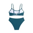 thumbnail image 3 of CCRFTGI Swimsuit for Kids Girls Size 10-12 Summer Sleeveless 2 Piece Cute Tankini Beach Sport Swimsuits Swimming Tween Girls Trendy Clothes Bathing Suit Turquoise 14 Years, 3 of 3