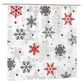 thumbnail image 2 of WRXMIJNHGSA Rideau de Douche à Moins de 10$ Joyeux Noël Rideaux de Douche pour Salle de Bain Tissu Polyester Hiver Neige Sapin Ensemble de Rideaux de Douche Lavable en Machine Décoration de Salle de Bain, 2 of 7