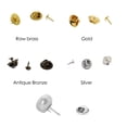 thumbnail image 4 of Moyic Paquete de 100 tachuelas de corbata, Kit de extracción de pines, soporte de insignia, alfileres artesanales DIY, broche de decoración de Artesanía Latón, 4 of 6