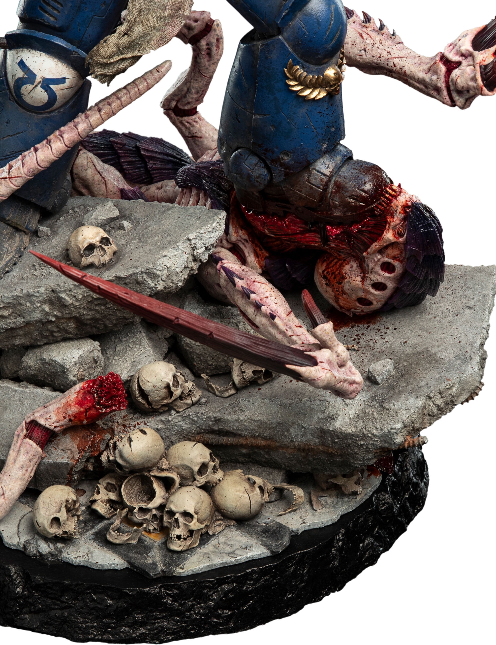 WETA Workshop Limited Edition Polystone - Warhammer 40K - Lieutenant Titus 1:6 Scale Statue, Weta Workshop, Gifts