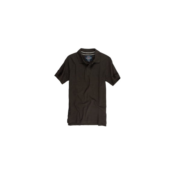 Ecko Unltd. Polo de rugby con rinoceronte bordado en la sisa para hombre, marrón, pequeño