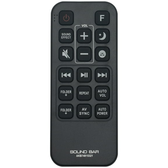 AKB74815321 Replacement Remote Control fit for LG Sound Bar Speaker System SJ5Y SPJ5B-W SJ4Y SPJ4B-W SJ5 SH5 SH4 SH5B