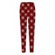 thumbnail image 2 of Gibobby Leggings gluteos deportivo Leggings de moda para mujer, pantalones de bota largos elásticos ajustados con estampado navideño informal (Vino, L), 2 of 4
