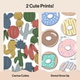 thumbnail image 5 of The Honest Company Clean Conscious Diapers® Up to 100% Leak Protection I Designed to Protect Delicate Skin I Hypoallergenic + Fragrance Free | Donut Grow Up + Cactus Cuties, Size 4, 54 Count Club Box, 5 of 11