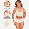 thumbnail image 5 of Daystry Womens Wireless Bras Push Up Bra Comfort Seamless Full Coverage Supportive Everyday Bras, 5 of 8