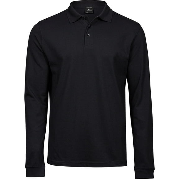 Tee Jays Mens Luxury Stretch Long-Sleeved Polo Shirt