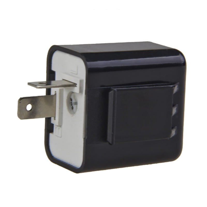 12V 2Pin Adjustable Frequency LED Turn Signals Flasher Relay Fix