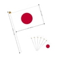 thumbnail image 2 of Banderas de mano de Japón AhfuLife, 15 piezas, 14 x 21 cm, doble cara, 2 of 6