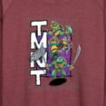 thumbnail image 3 of Teenage Mutant Ninja Turtles: Mutant Mayhem - Donny, Raph, Leo, & Mikey - Women's Lightweight French Terry Long Sleeve Shirt, 3 of 5