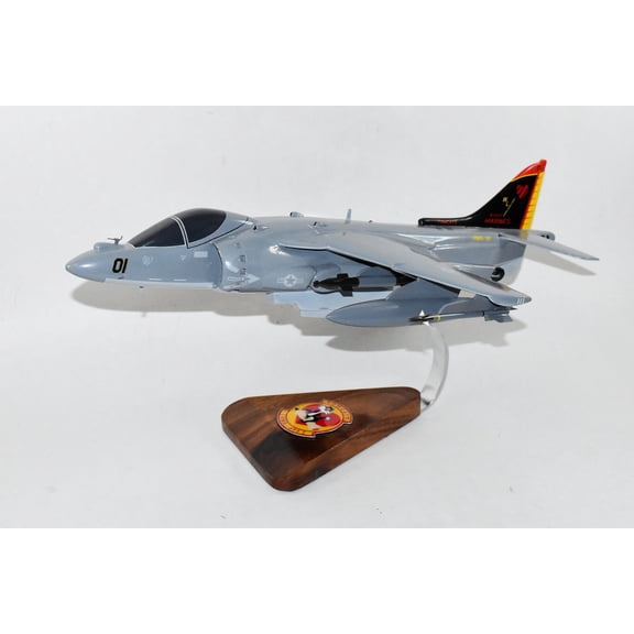VMA-311 Tomcats AV-8B Model, Mahogany, 1/30th scale, Marines