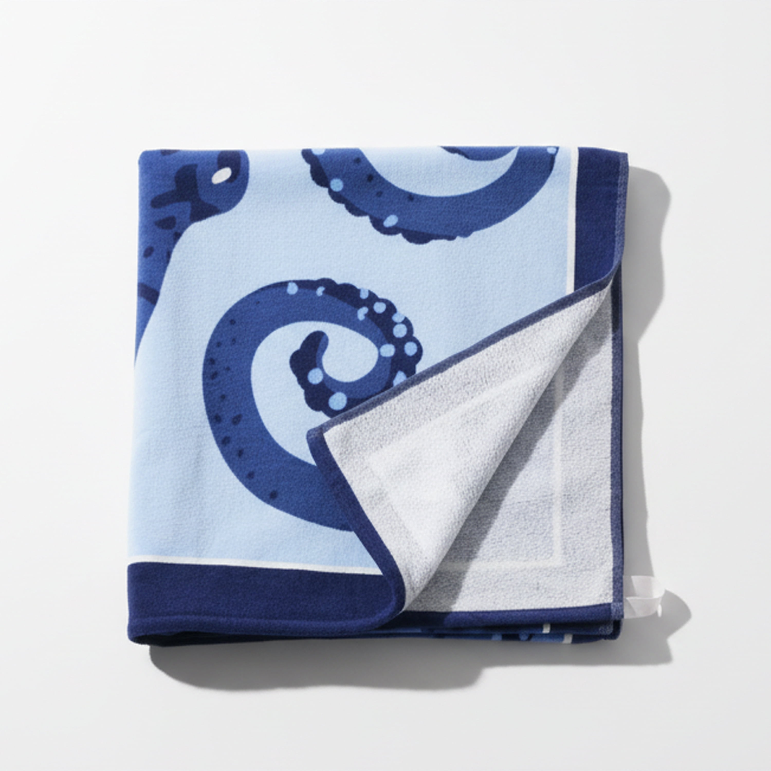 Mainstays Oversized Cotton Blend Blend Beach Towel, 36 x 72 in, Octopus
