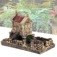 thumbnail image 4 of GXSR Moss Fairy Miniature Fairy Garden Stone House Statue Home Decoration Outdoor Decor, 4 of 8