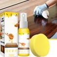 thumbnail image 3 of 60ml Cuidado de la madera Cera de abejas Spray Cuidado de muebles para el hogar Cera de abejas natural Cera de abejas a prueba de humedad, 3 of 8