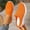 Saffron, variant on Women's Breathable Mesh Mule Sneakers, Lightweight Slip-On Backless Walking Shoes with Soft Sole