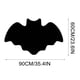 thumbnail image 3 of Tapete de Puerta de Halloween Gótico Murciélago Negro 60*90cm, 3 of 9