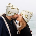 thumbnail image 5 of Lsque Cartoon Snake Pattern Knitted Beanie, Unisex Winter Hat, Knit Hat Winter Beanies Thick Fisherman Beanies Cuffed Plain Skull Caps, 5 of 6