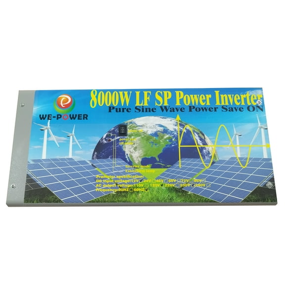 32000W Peak 8000W Power Inverter (4000W 110V Or 4000W 220V) Low Frequency Split Phase Pure Sine Wave Solar Converter 24V DC To 110V,220V AC 60Hz Frequency For RV Car Power Tools