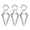3pcs, variant on 3/4Pcs Multi-functional Wrench 10 in 1 Everyday Carry Tool with Bottle Opener Protractor Dual-Scale Ruler Saw Cutter Screwdriver Rust-Resistant Hand Tool