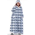 thumbnail image 1 of Sudadera con capucha de Navidad para hombre y mujer, suéter gigante, manta superlarga, cálida, de gran tamaño, para invierno, 1 of 4