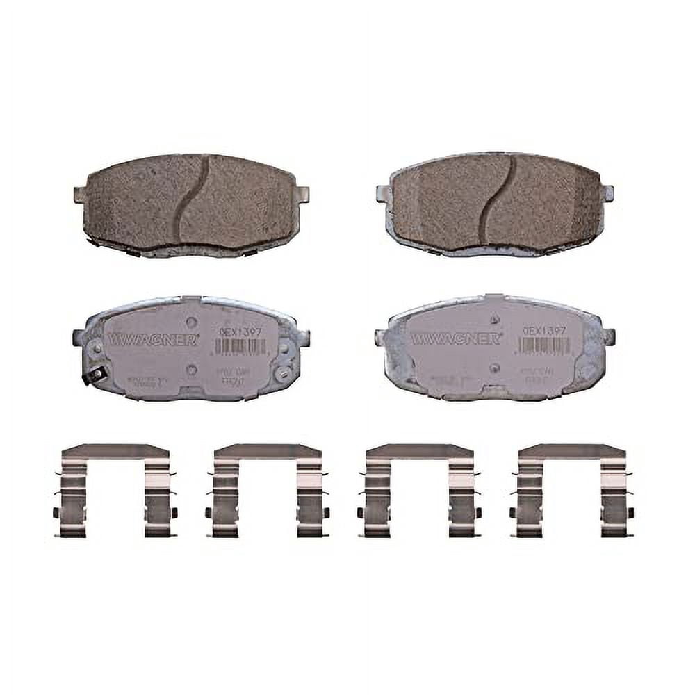 Disc Brake Pad Set Fits select: 2014-2016 KIA SOUL, 2010-2013 KIA FORTE