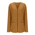 thumbnail image 5 of Women Lightweight Cardigan Long Sleeve Open Front Casual Sweater with Pockets Plus Size Trendy Fall Outwear, 5 of 7