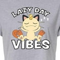 thumbnail image 3 of Pokémon - Lazy Day Vibes Meowth - Juniors Cropped Cotton Blend T-Shirt, 3 of 5