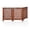 Burnt Antique, variant on Homebia Designs Wooden Pet Gate, 3 Panels, 24 x 54 inch, Burnt Antique, Foldable Adjustable Indoor Dog Barrier