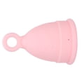 thumbnail image 4 of Copa menstrual de silicona para mujer, suave, elástica, reutilizable, herramienta para el cuidado corporal femenino, rosa, L, 4 of 14