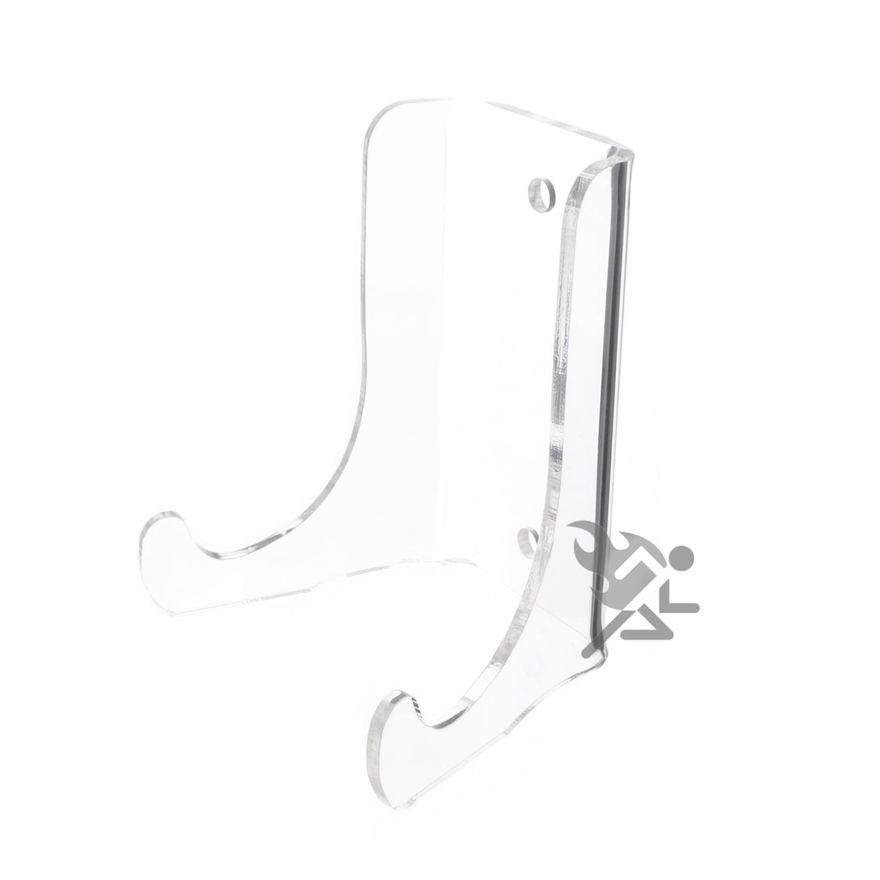 BLACK OR CLEAR CLASSIC PLATE HOLDER PHOTO FRAME PLASTIC DISPLAY STAND RACK EASEL 