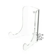 4.5" Heavy Duty Clear Acrylic Plate Display Stand Easel