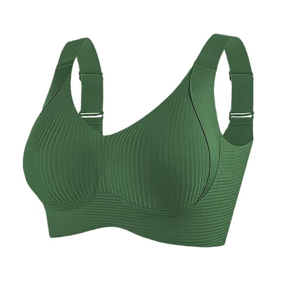 Jelly Yoga Sports Bras for Women Plus Size 3-Pack No Underwire Breathable Comfort Everyday Bralette M-5XL