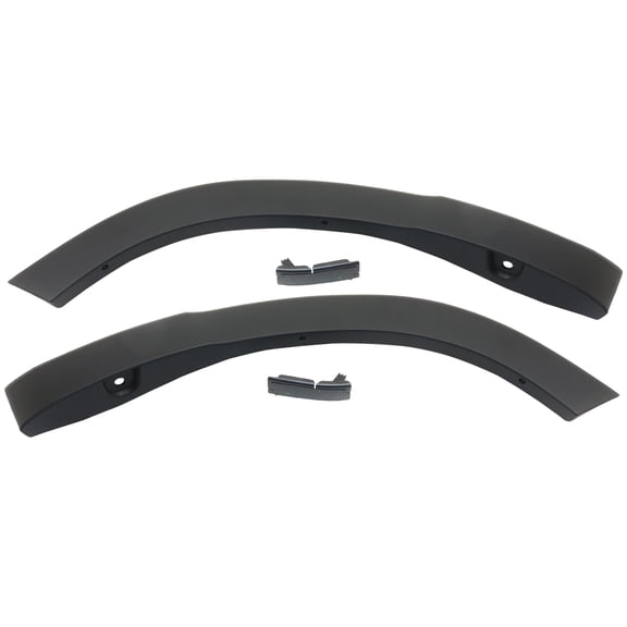 For 2014-2019 Highlander Fender Trim Rear Primed Plastic SET PAIR
