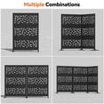 thumbnail image 2 of Modern Shade 4x6 FT Artistic Metal Privacy Screen - Space Division, 2 of 7
