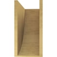 thumbnail image 4 of 9"W x 18"D x 18"H Classic Durham Rough Cedar Woodgrain TimberThane Corbel, Primed Tan, 4 of 6