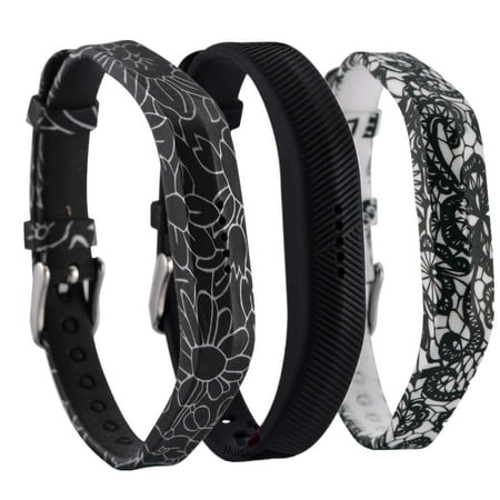 Adjustable Flex Track - Moretek Flex 2 Accessory Bands for Fitbit Flex 2 / Fitbit flex2, With Chrome Claspor Soft Silicone Fitness Bracelet Strap, Adjustable Repalcement Wrist Band for Fitbit Flex 2 Fitness Smart Watch