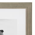 thumbnail image 4 of DesignOvation Kieva Solid Wood Picture Frames, Distressed Gray 11x14 matted to 8x10, Pack of 4, 4 of 7