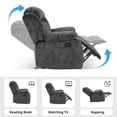 thumbnail image 3 of Bonzy Home Manual Recliner Chairs for Living Room Sage, 3 of 6