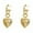 Gold, variant on KDSJSXW Flat Back Stud Earrings Golds Heart Earrings Women's Metal Simple Three Dimensionals Earrings Gold Stud Earrings Pearl Drop Earrings Small Pearl Earrings(Gold,One Size)