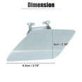 thumbnail image 3 of Tapa de la boquilla del limpiaparabrisas del faro del parachoques delantero izquierdo para Mercedes-Benz E-CLASS W207 Tono plateado Unique Bargains Paquete de 1, 3 of 7